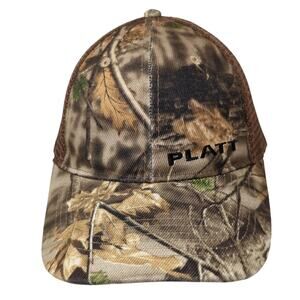 Platt Strapback Baseball Cap Multicolor One Size Adjustable Mesh Back Camouflage